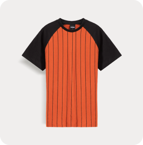 T-SHIRT WITH TAPE DETAILS